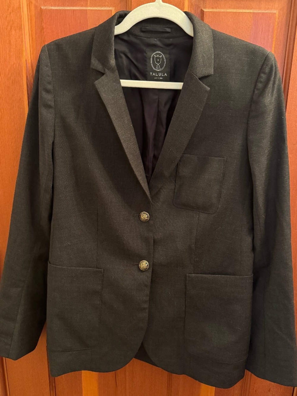 Aritzia Talula Grey Blazer Size 8